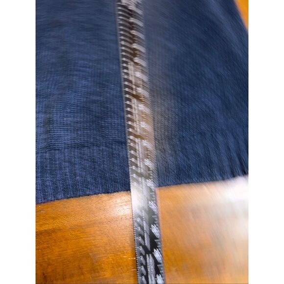 Chaps Elbow Patch Pullover 1/4 Button Knit Sweater - Picture 6 of 7